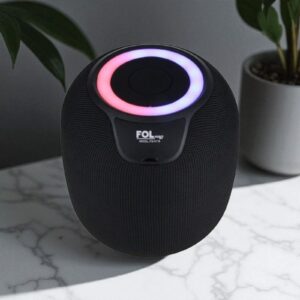 BOCINA FOL FS-R118 SPEAKER TWS PORTÁTIL RECARGABLE CON LUZ RGB