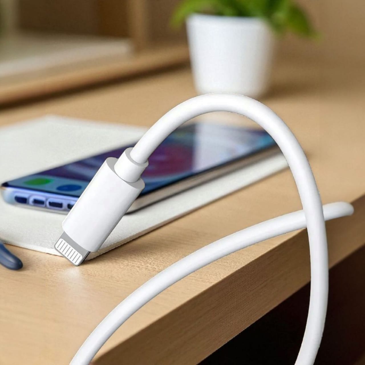 Cable tipo c- Ligthing 1metro - Imagen 4