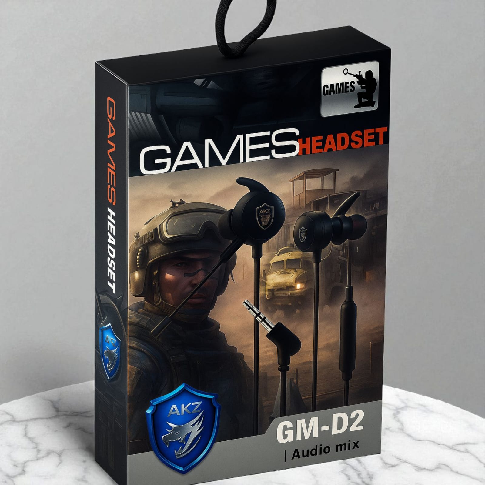 Audífonos gamer AKZ GM-D2 con micrófono