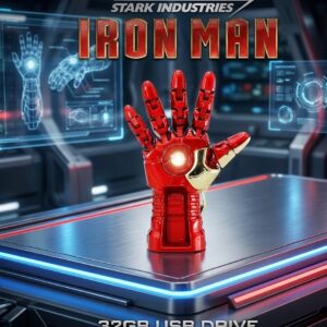 Memoria USB 32GB Edición Iron Man - Mano Articulada de Colección