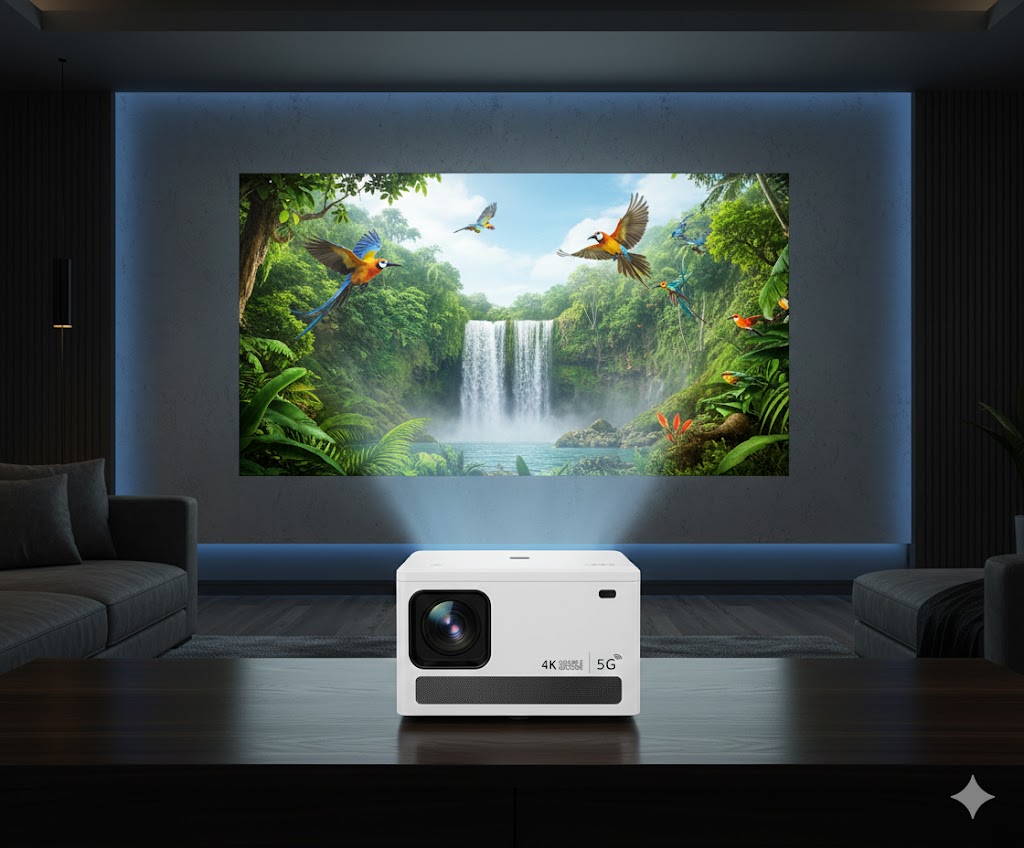 Proyector doméstico 4K Android de Doble Banda - Imagen 2