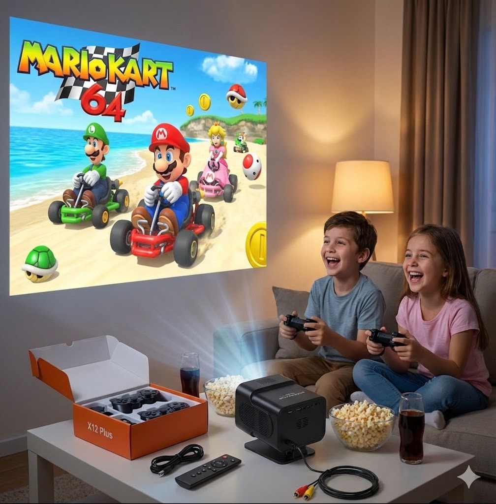 Gamer proyector x12 plus 2 en 1 (programación y juegos) - Image 3