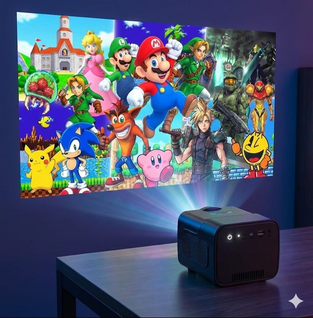Gamer proyector x12 plus 2 en 1 (programación y juegos)