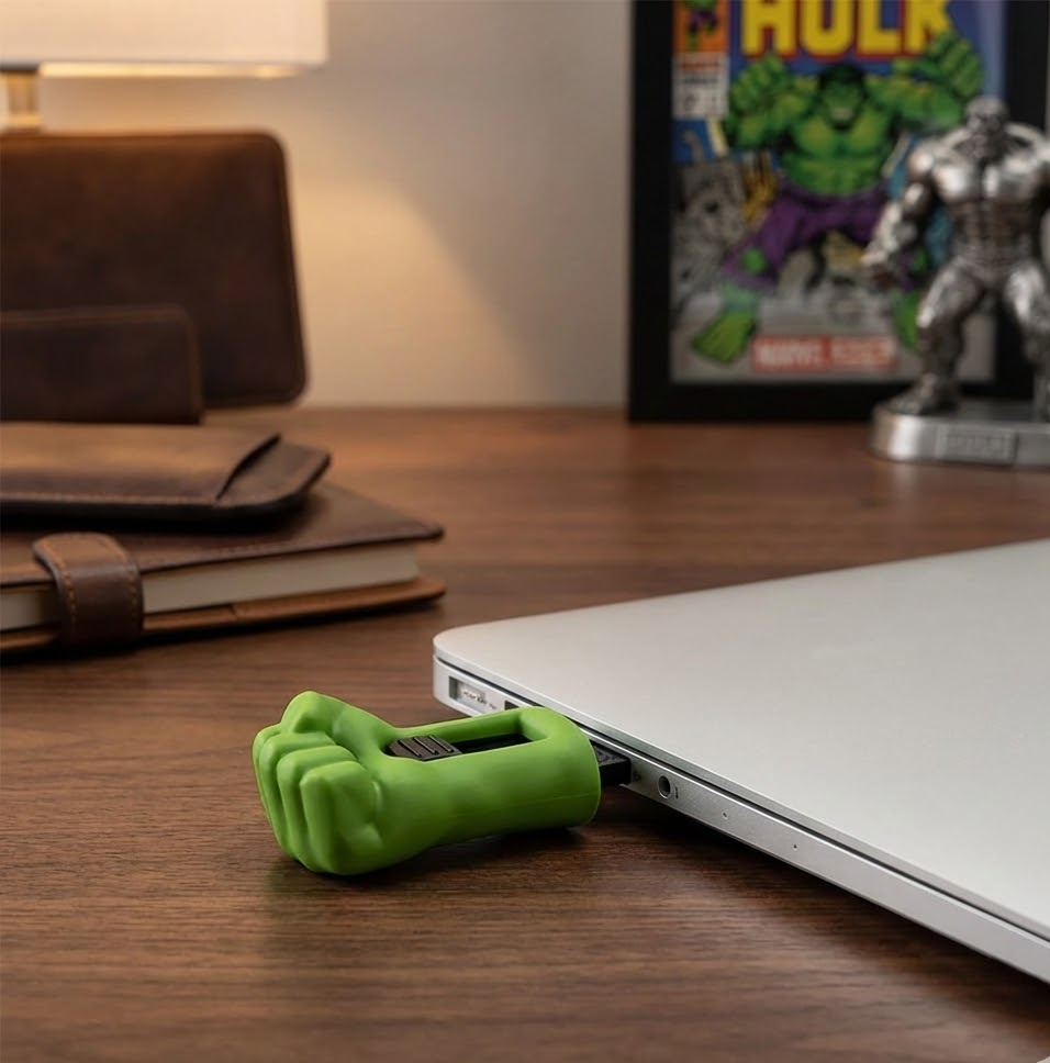 Usb De Hulk - Puño/mano - Bruce Banner Superheroes- Avengers Hulk - Image 3