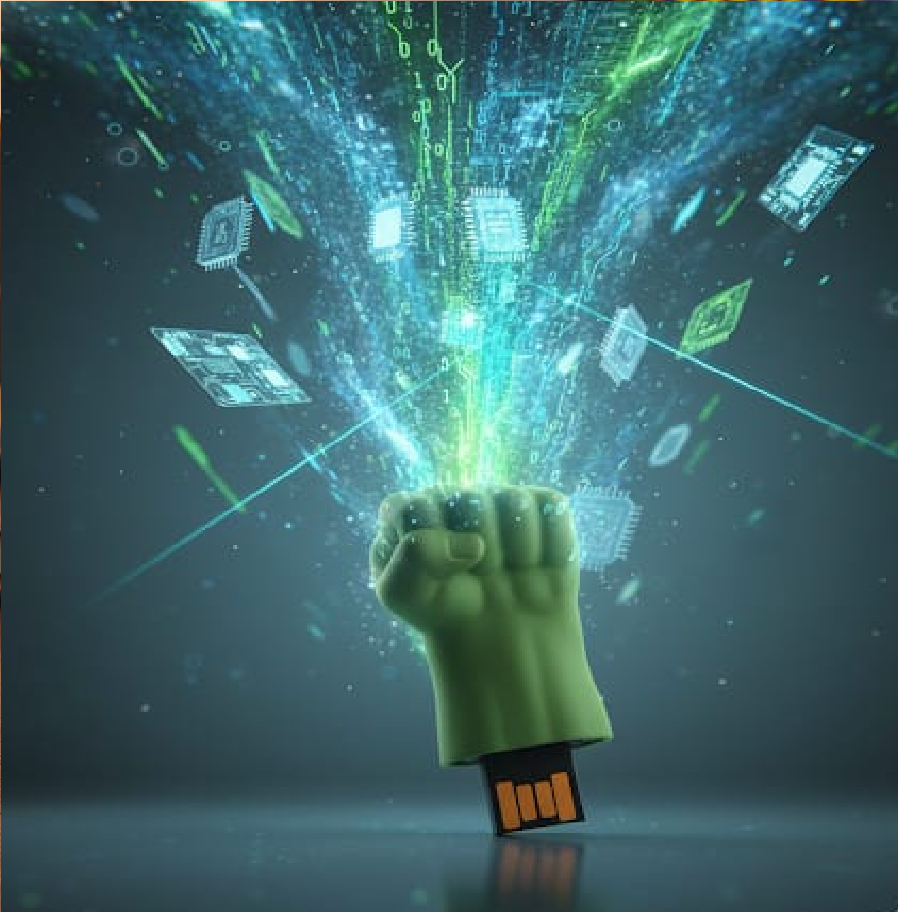 Usb De Hulk - Puño/mano - Bruce Banner Superheroes- Avengers Hulk - Image 4