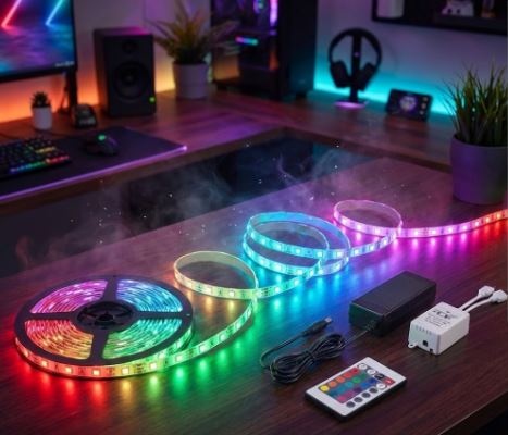 Tira luz led RGB de 5 metros